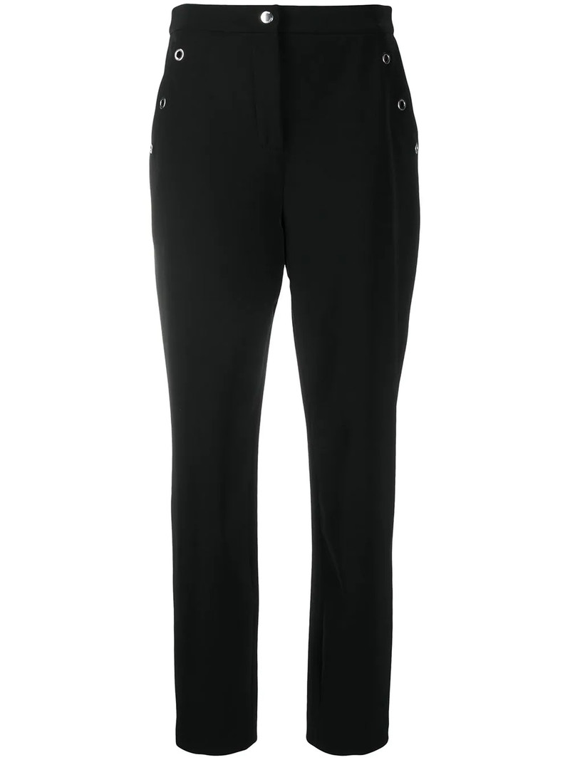 high-waisted straight trousers 1