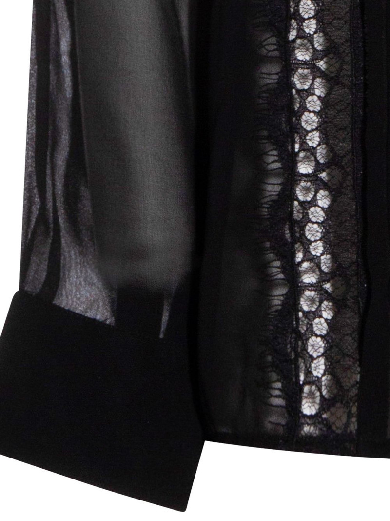 lace-panel blouse 4