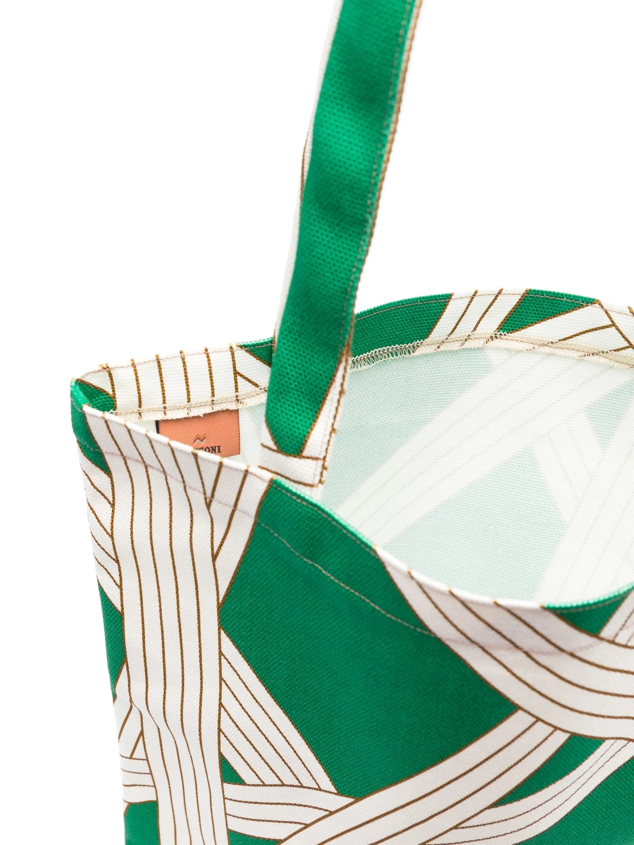 Striped Tote Bag - 4