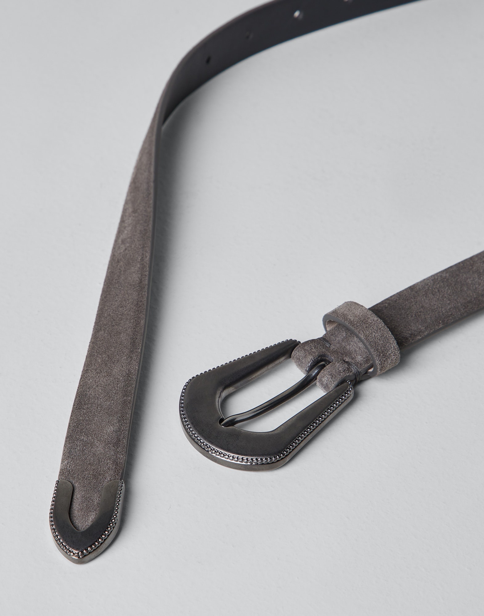 Suede calfskin belt - 2