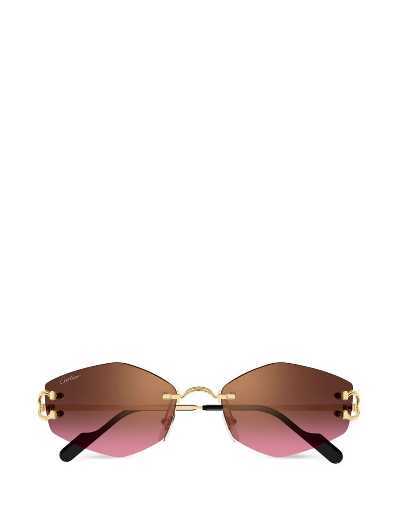Panthère geometric-frame sunglasses 1