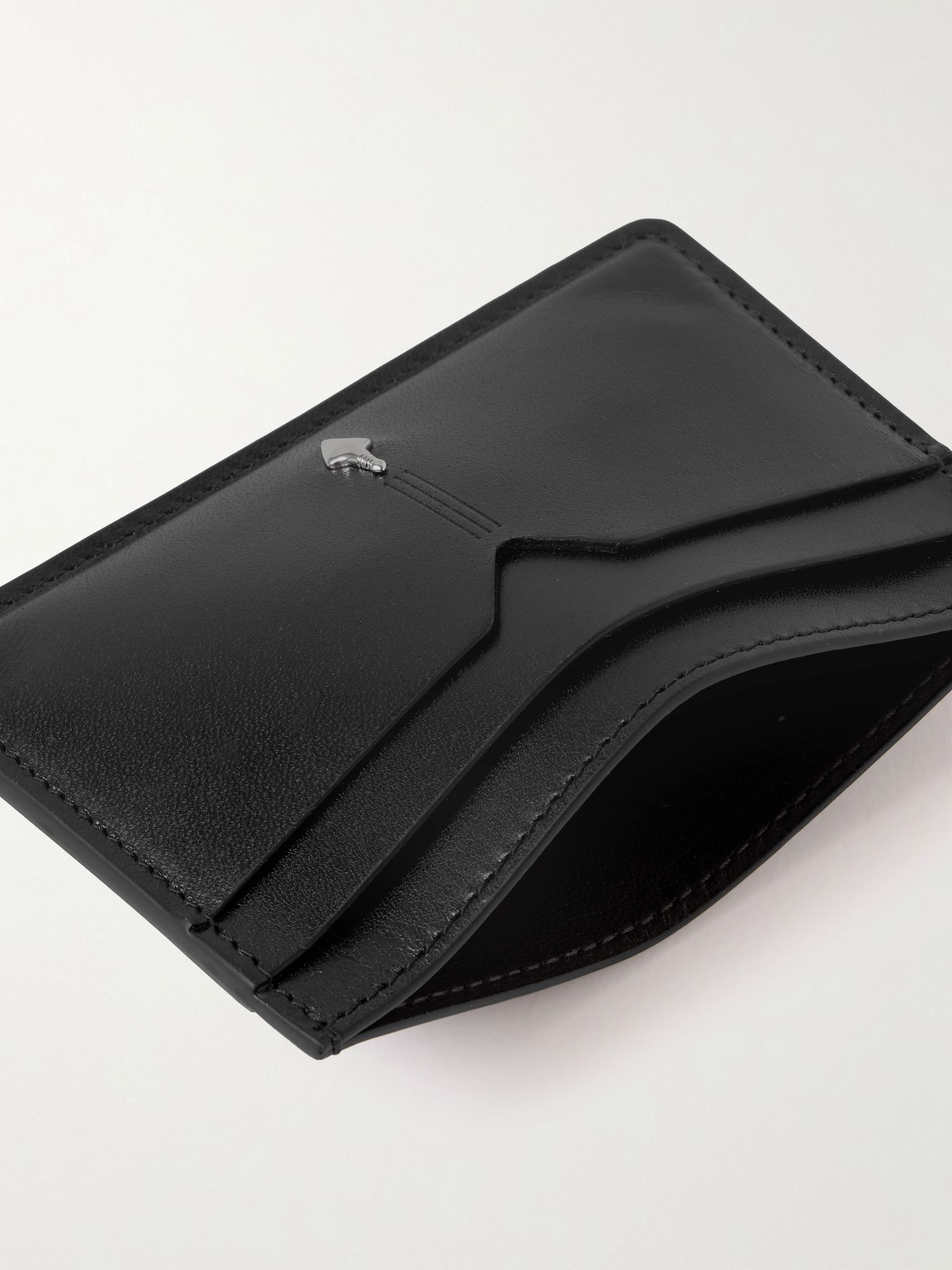 Theodore Leather Cardholder Black - 4