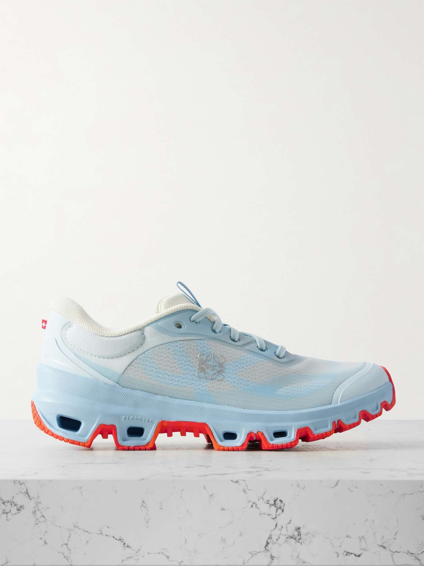 + ON CLOUDVENTURE 2.0 rubber-trimmed recycled-mesh sneakers Light blue - 1
