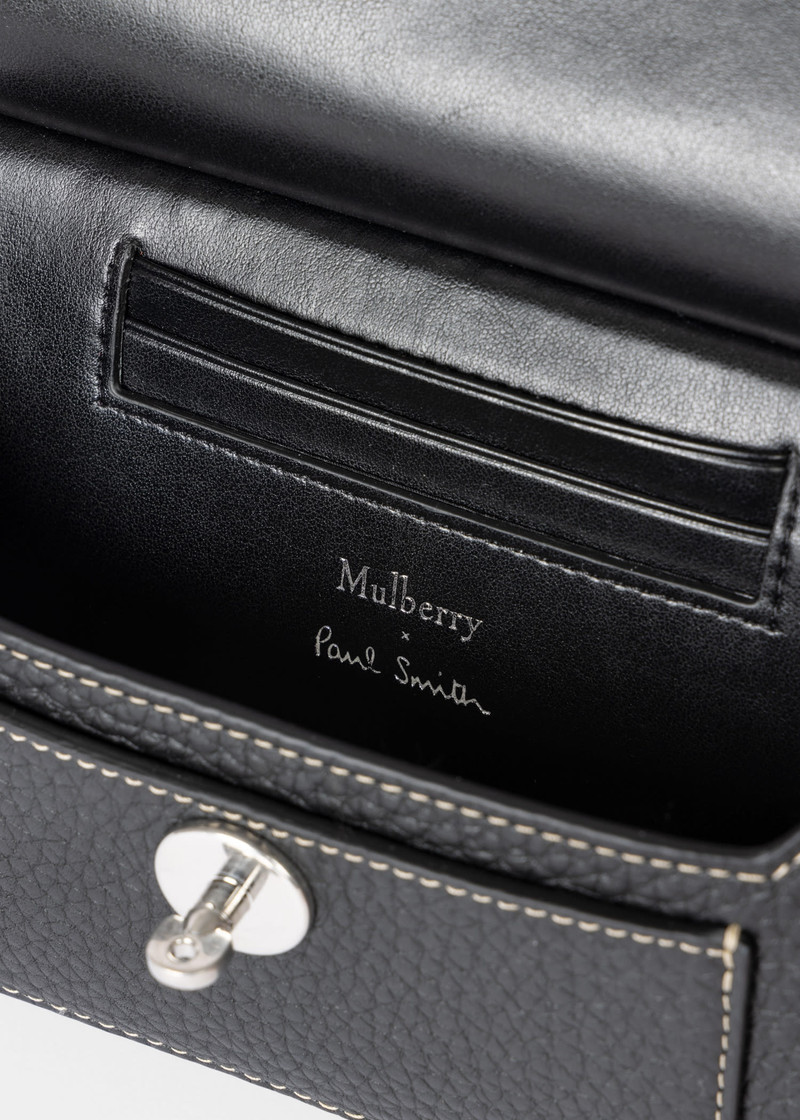 Mulberry x Paul Smith - Black Antony Clip Bag 10