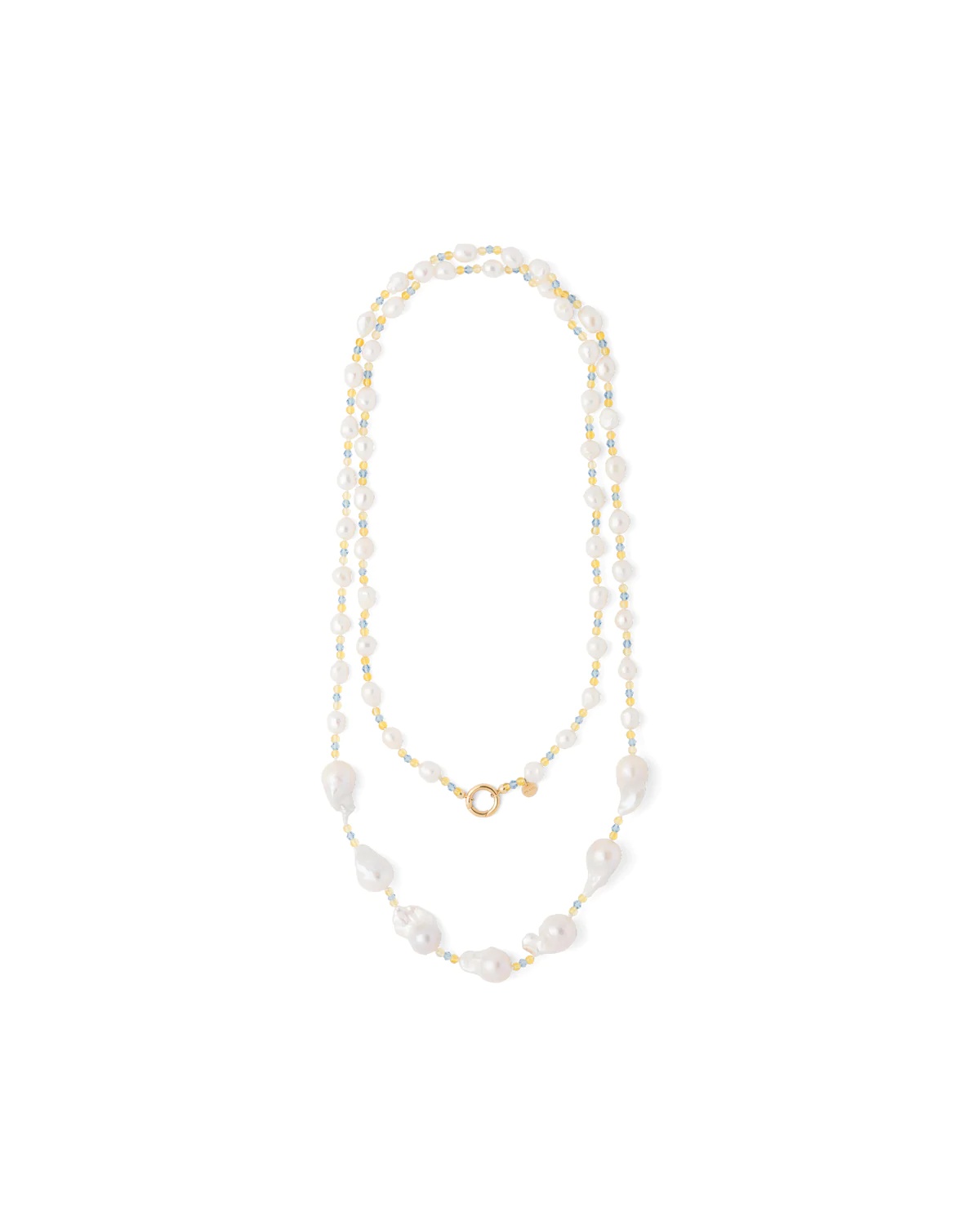 Prada Fine Jewellery gold and pearl necklace - 1