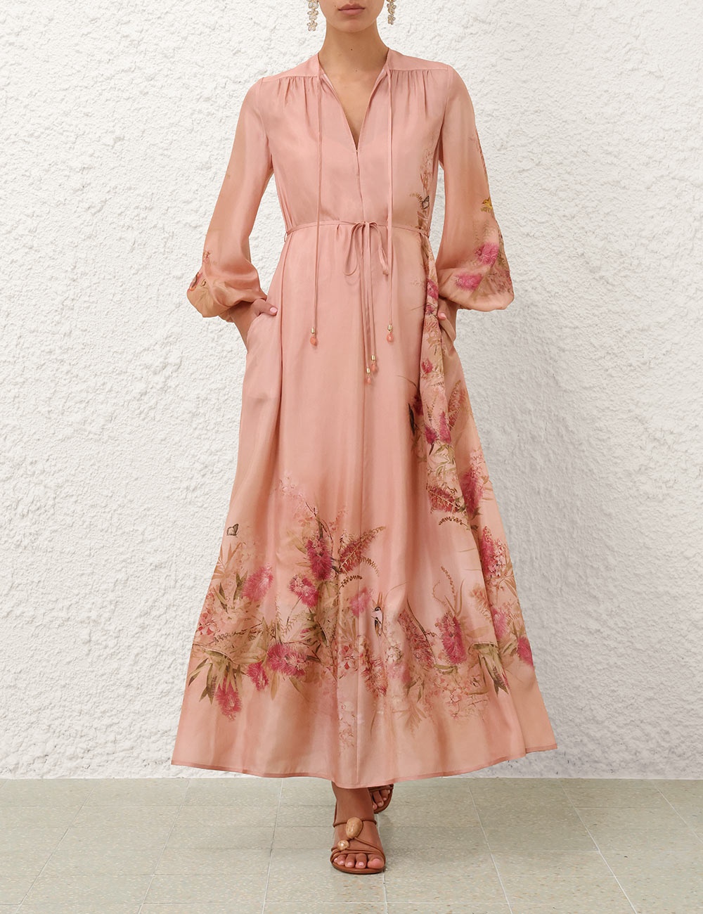 CASCADIAN BILLOW MAXI DRESS - 2