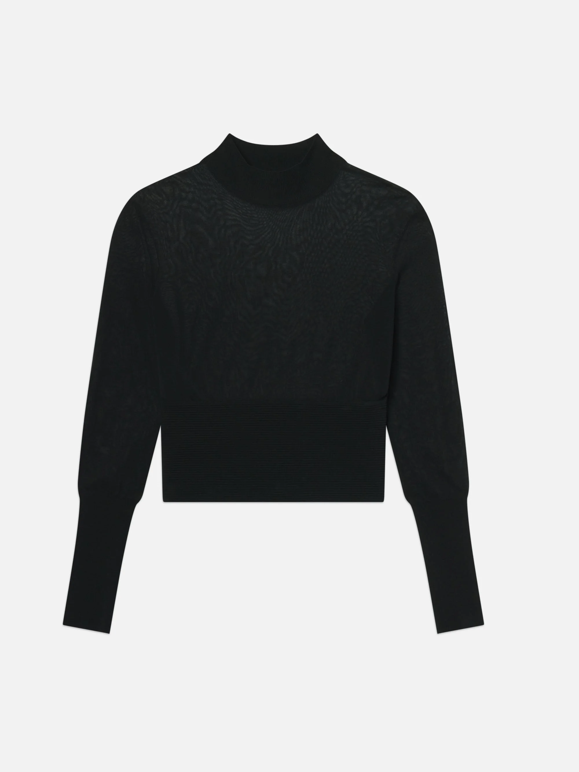The Sleek Sweater in Black - 1
