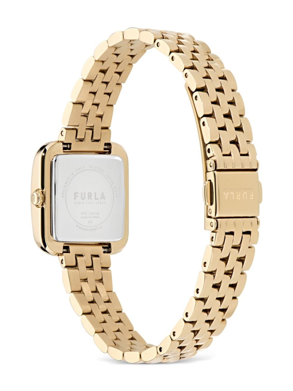 square-gold tone watch - 3