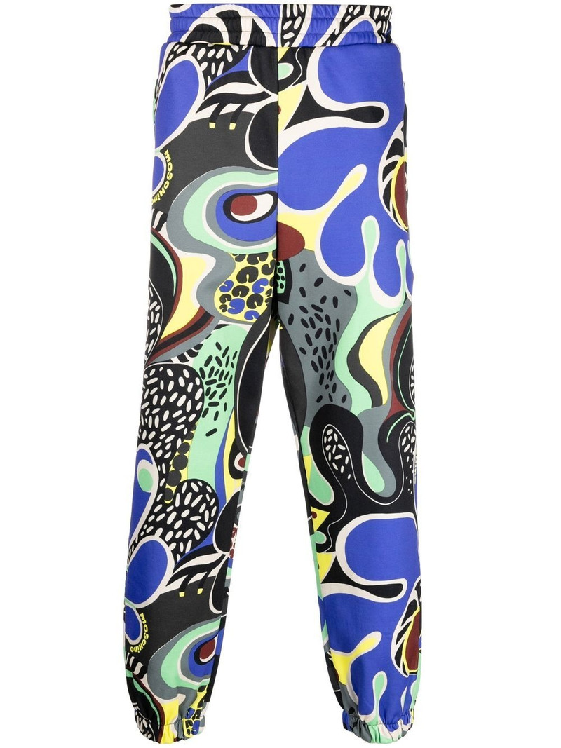 graphic-print track pants 1