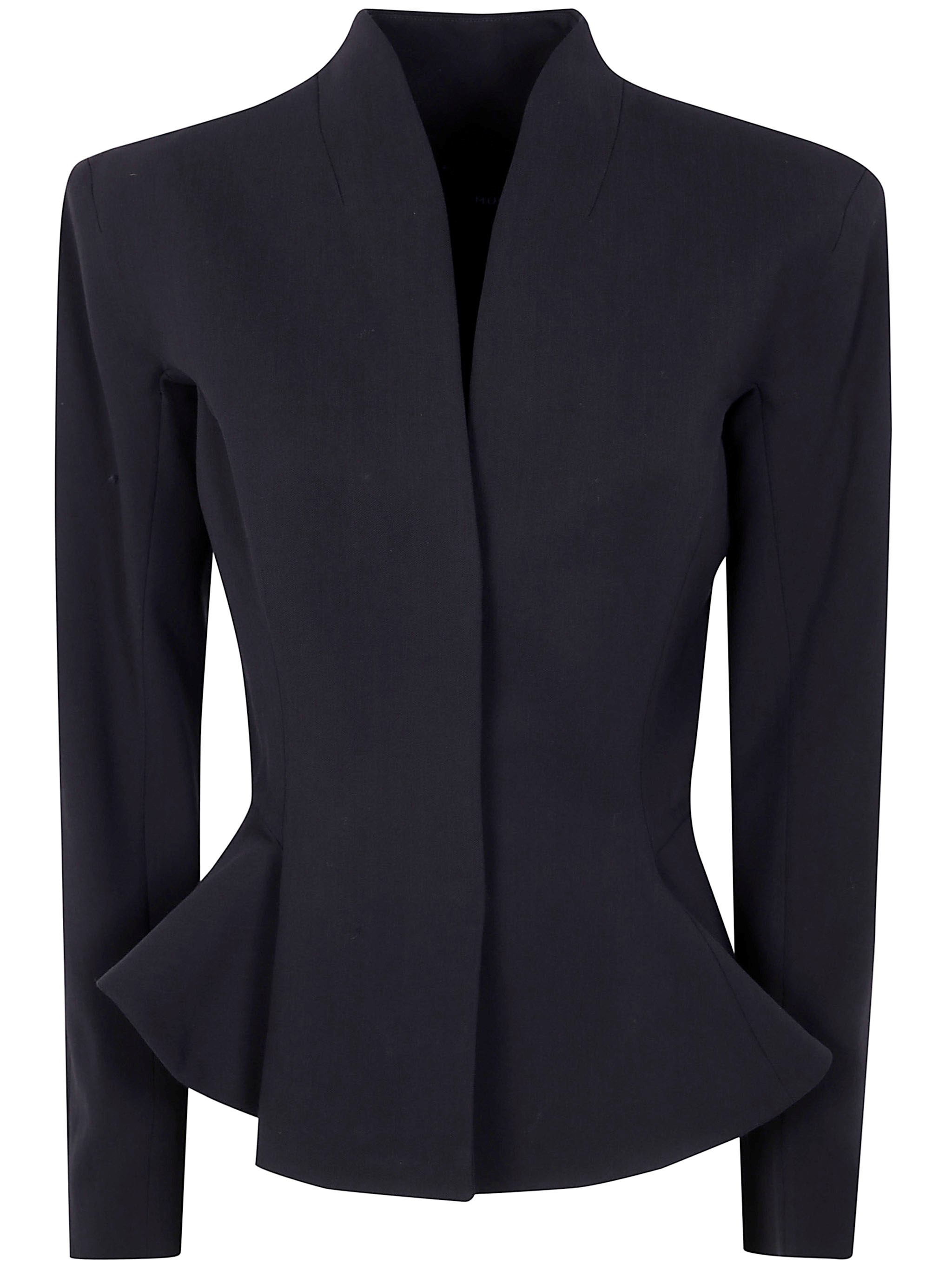 Introducing the 'FITTED JACKET', a stunning piece from the renowned brand MUGLER. This exquisite jac - 1