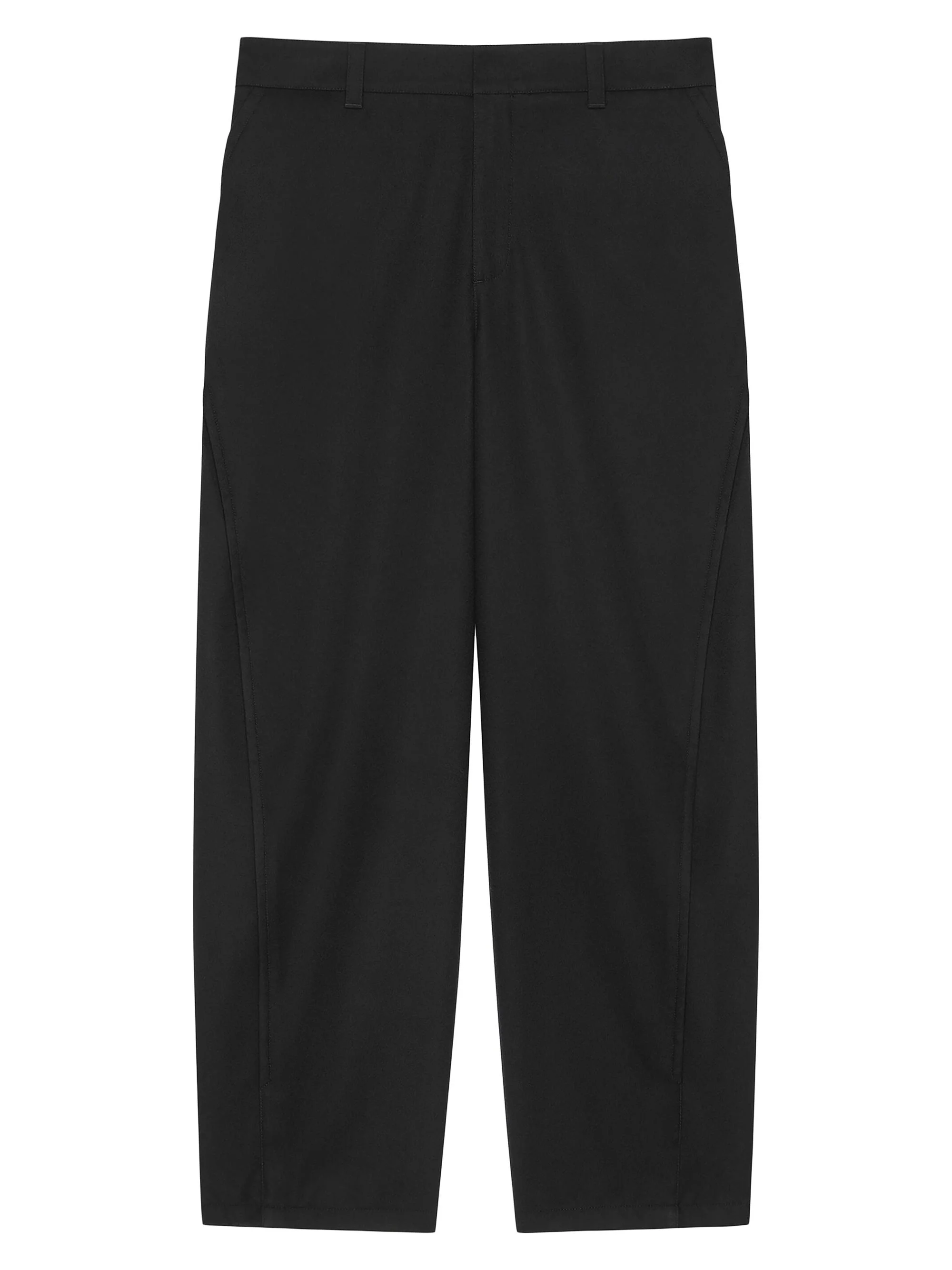 Men's Couture Seam Pants in Flannel - Black - 1