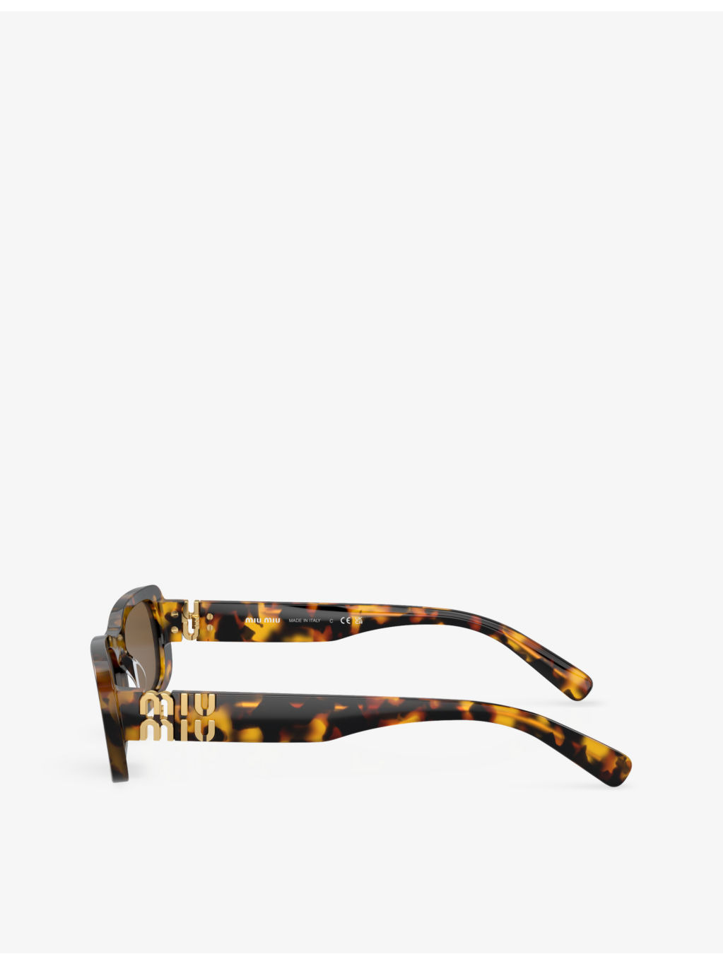 MU 08ZS rectangle-frame acetate sunglasses - 3