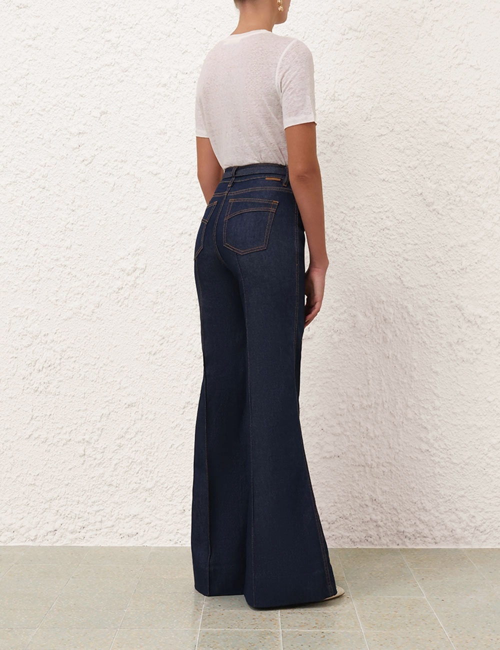 ILLUSTRATION WIDE LEG JEAN - 4