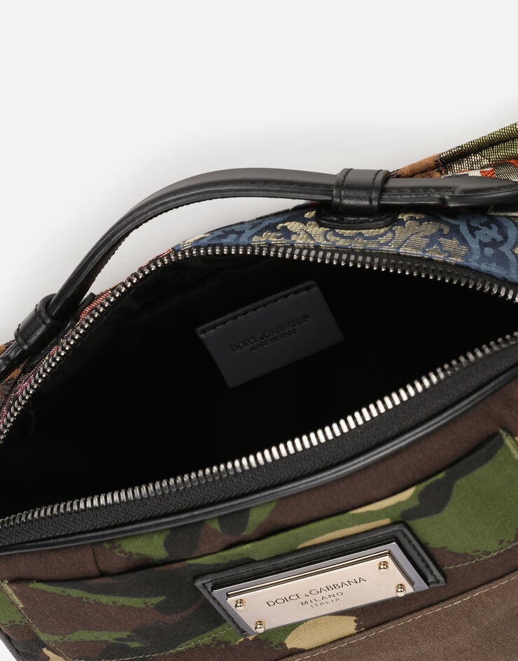 Camouflage patchwork belt bag - 5