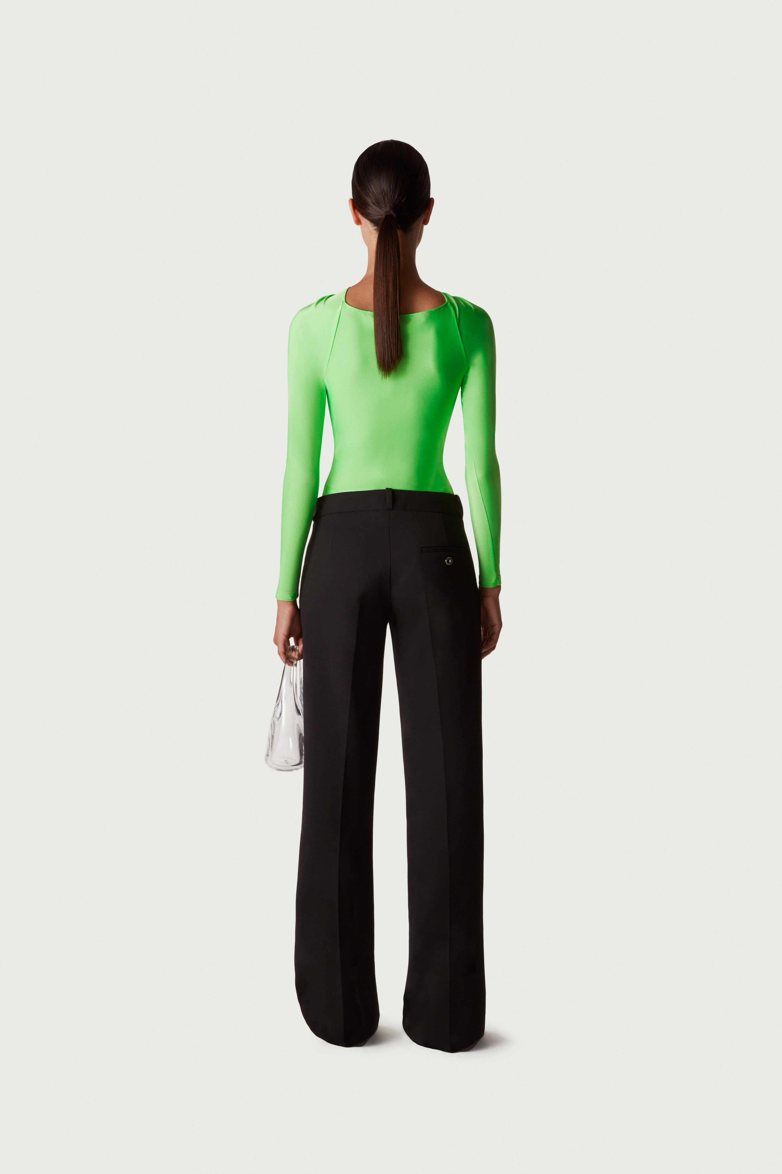 Twisted Cut-Out Jersey Bodysuit - 4
