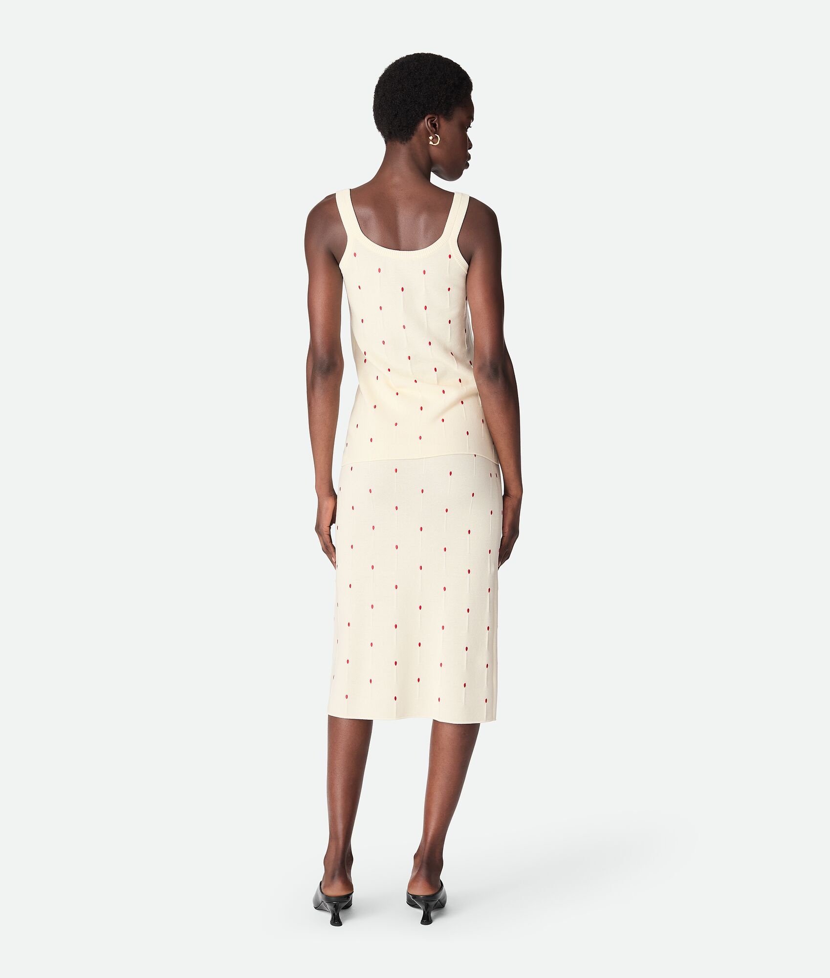 Cotton Embroidered Matches Skirt - 3