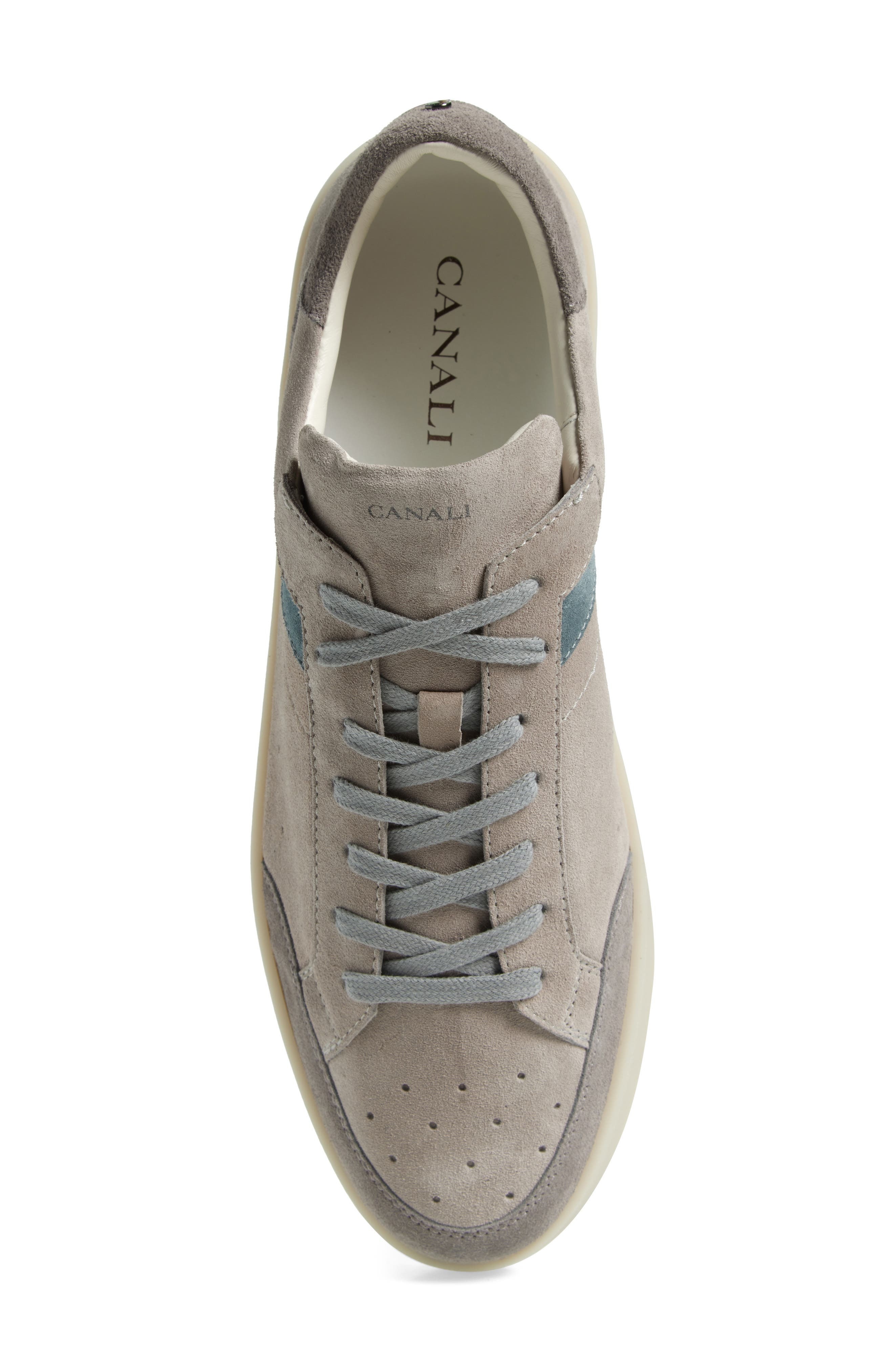 Canali Nuvola Low Top Sneaker in Grey at Nordstrom - 5