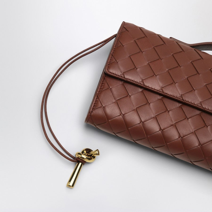 Bottega Veneta Women Andiamo Clutch Sapele With Handle - 5