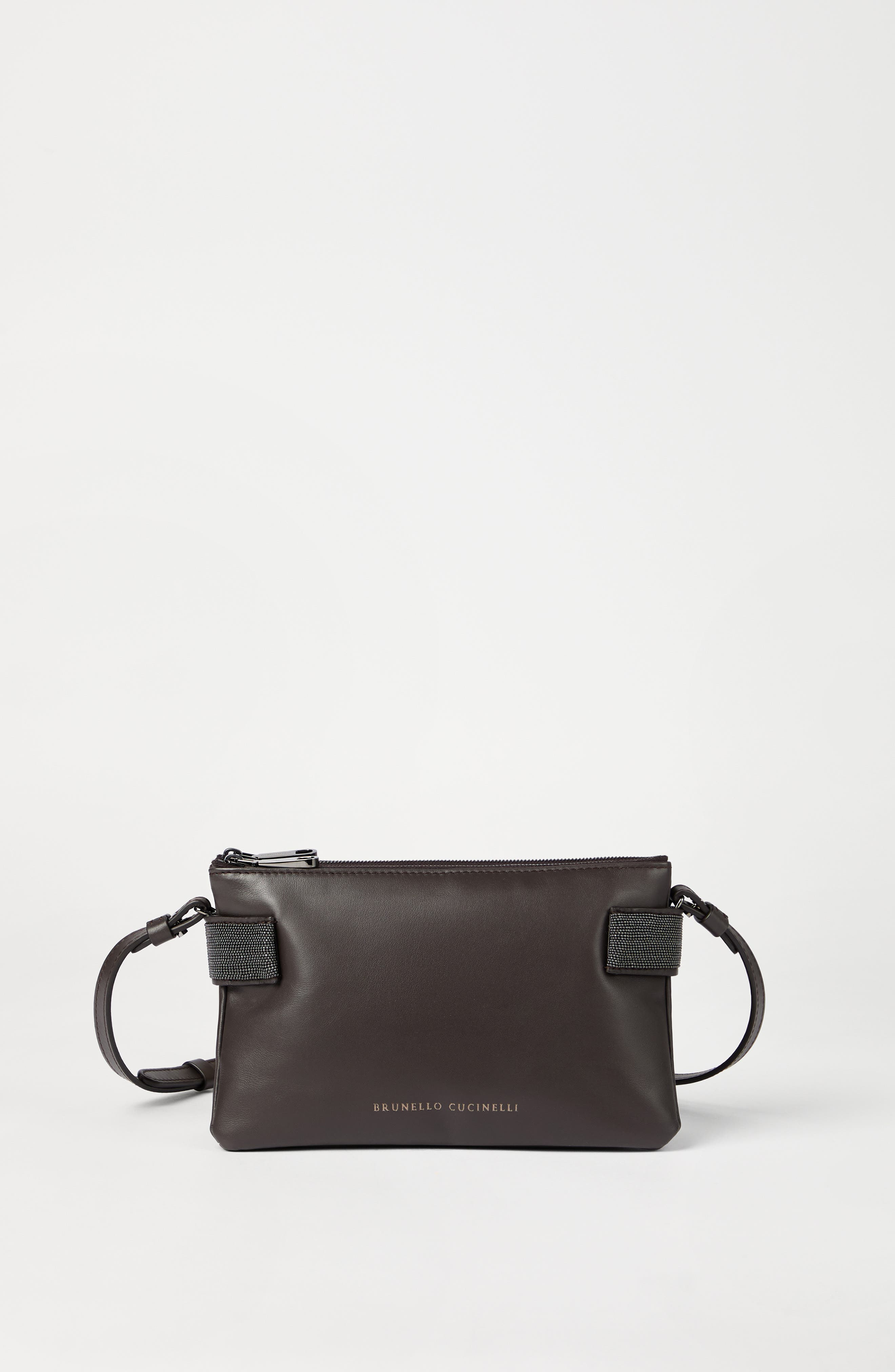 Brunello Cucinelli Essence mini shoulder bag in Rust Brown at Nordstrom - 2