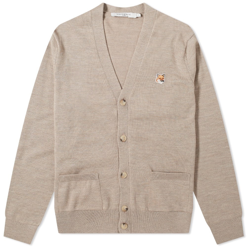 Maison Kitsuné Fox Head Patch Classic Cardigan - 1