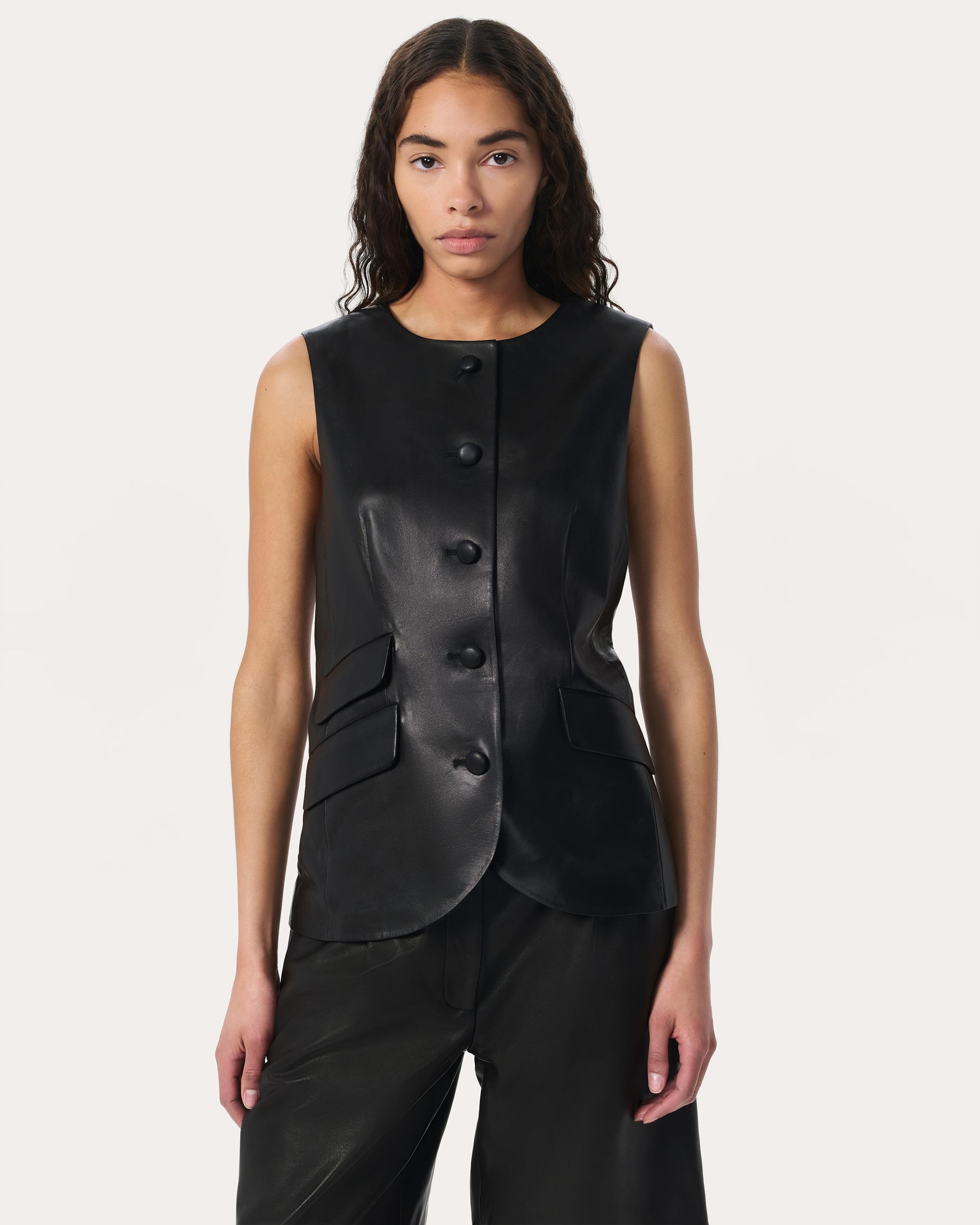 Slade Leather Vest - 2