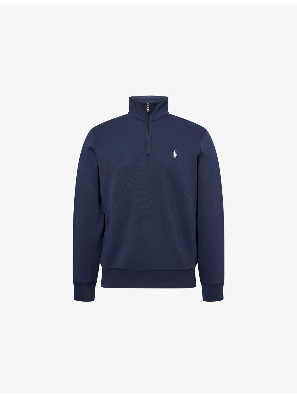 Embroidered-Logo Long-Sleeve Cotton-Jersey Sweatshirt - 1