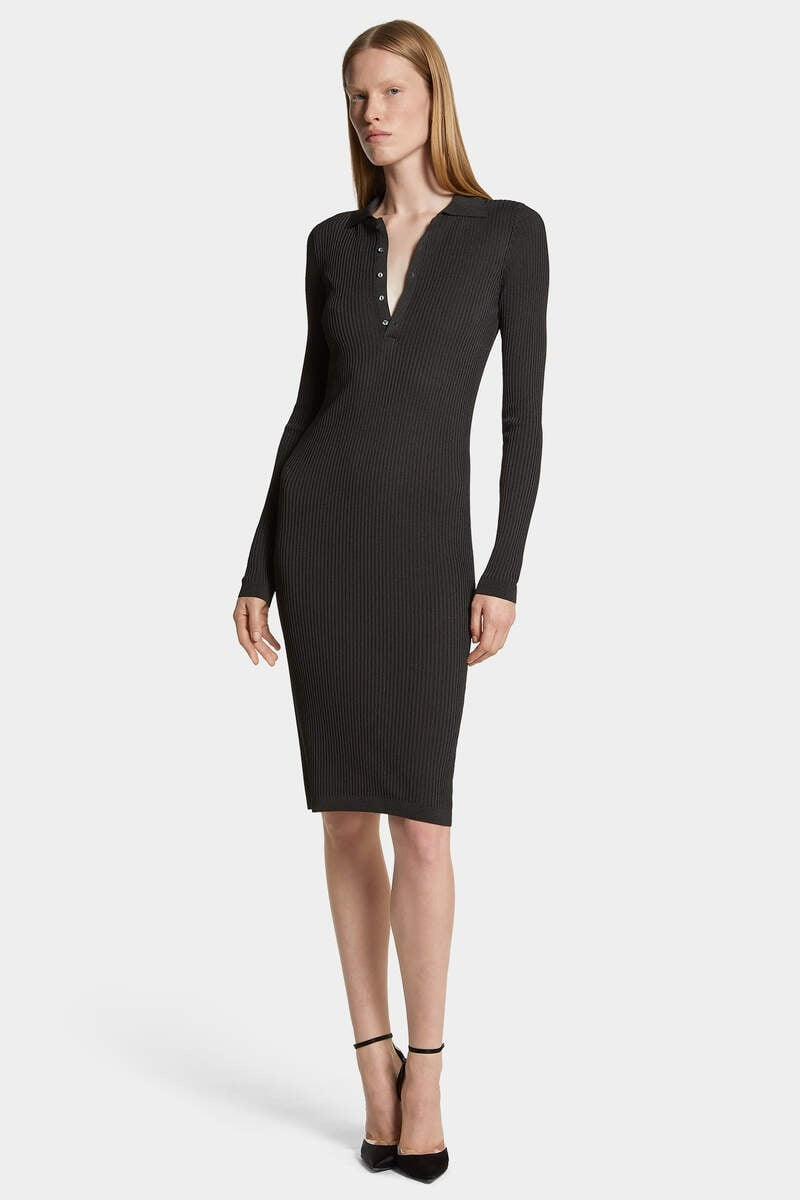 KNIT POLO DRESS 3