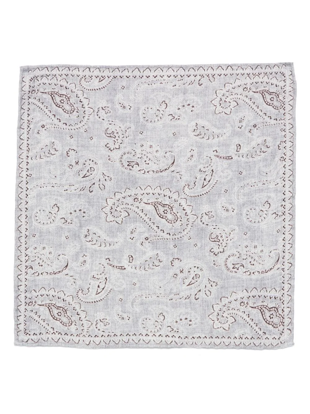 paisley-print pocket scarf - 1