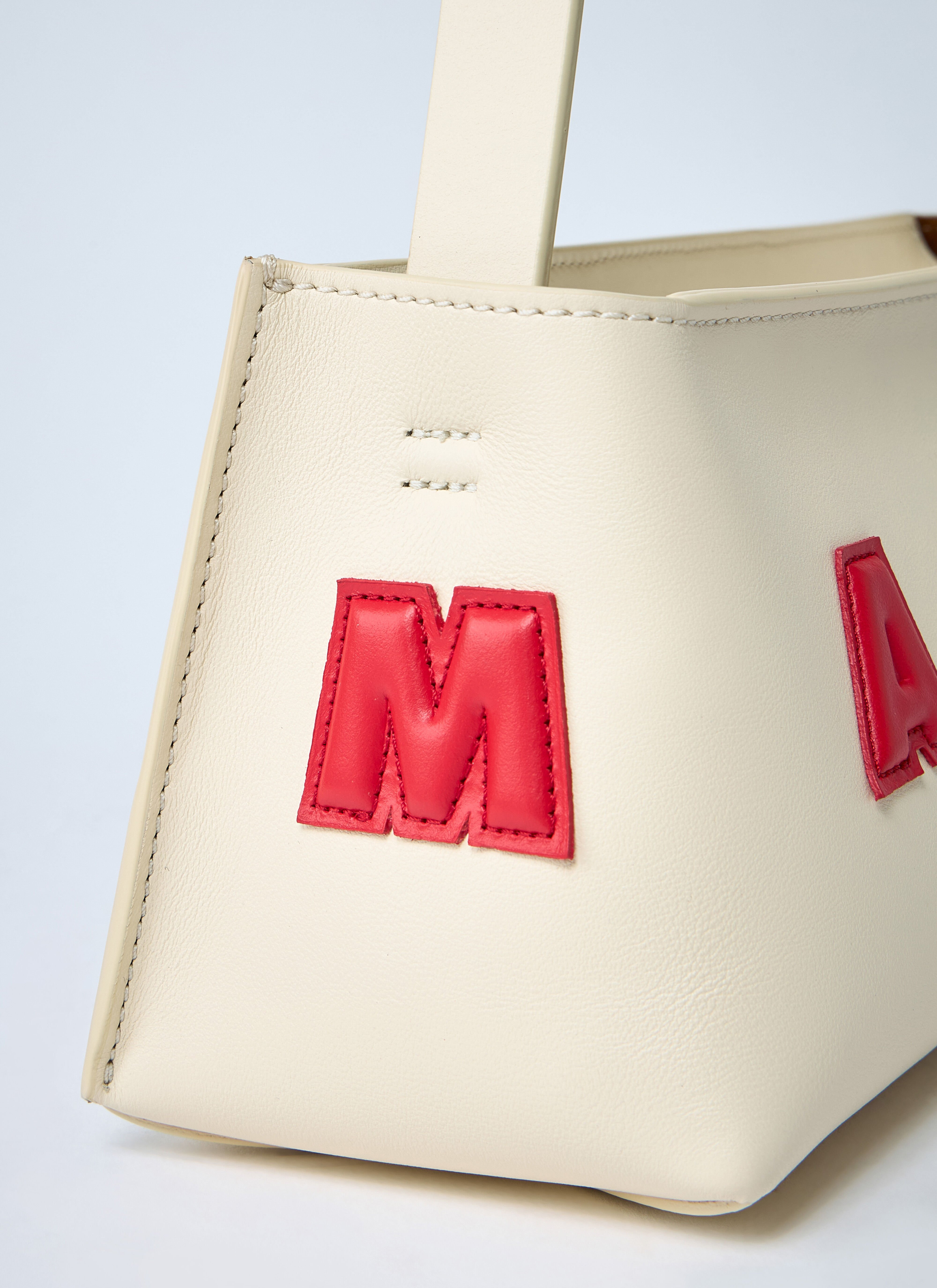 Leather Baguette Musuem Shoulder Bag - 4