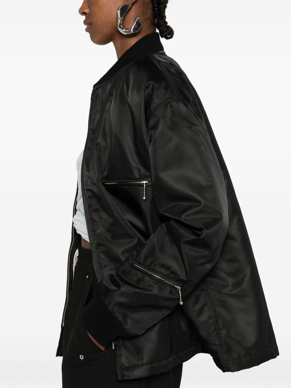 signature single-stitch logo bomber jacket - 5