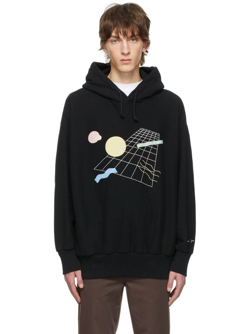 graphic-print hoodie 1