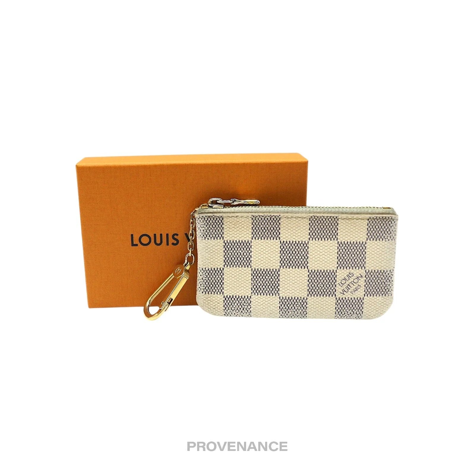 Louis Vuitton Key Pouch Cles - Damier Azur - 1