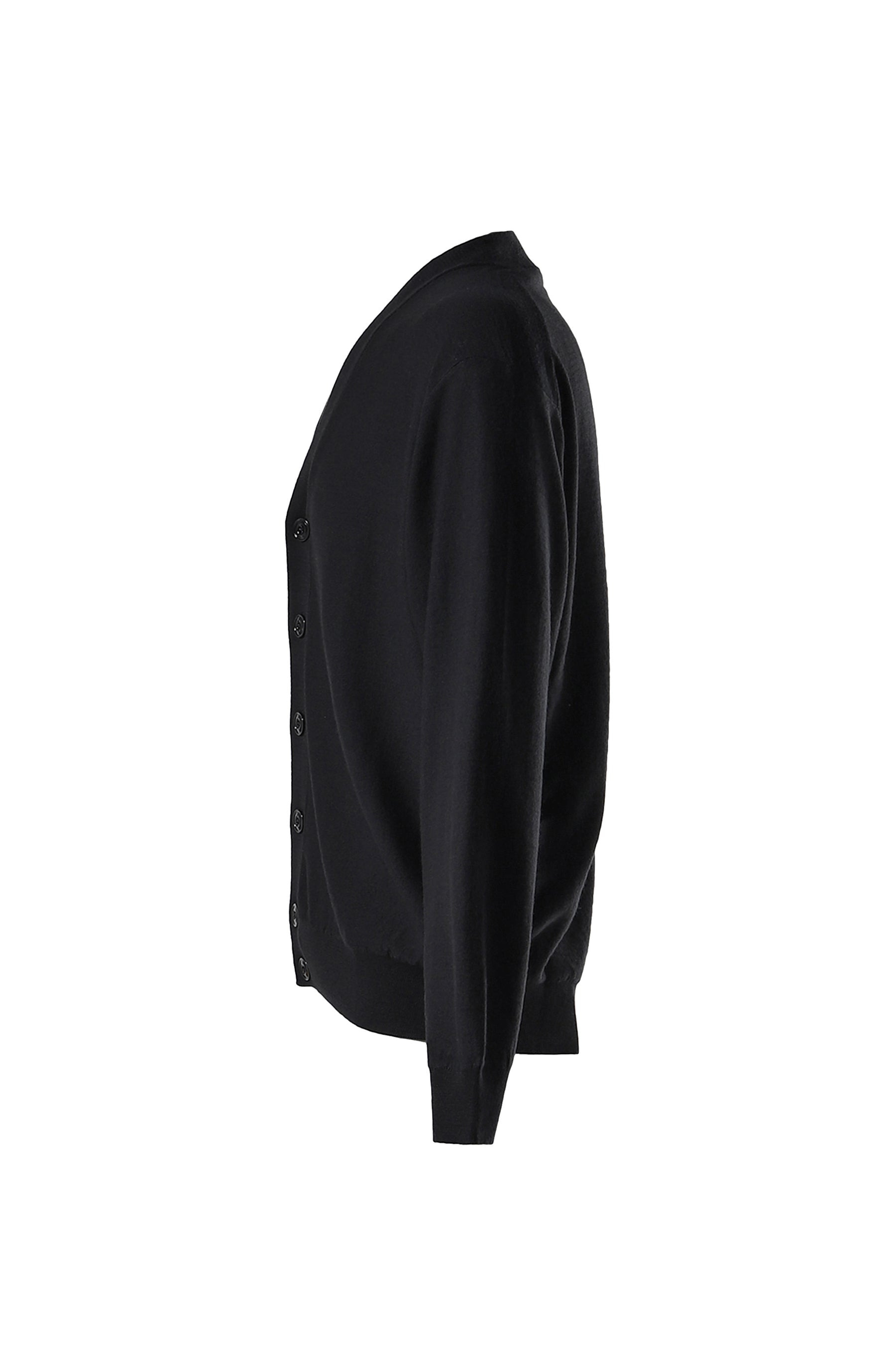 RELAXED TWISTED CARDIGAN / BLK - 7