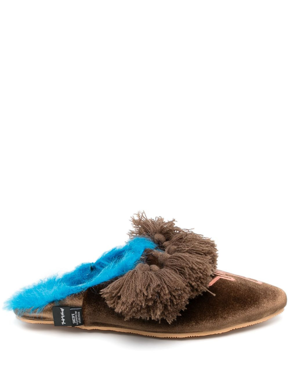 pointed-toe slippers - 1