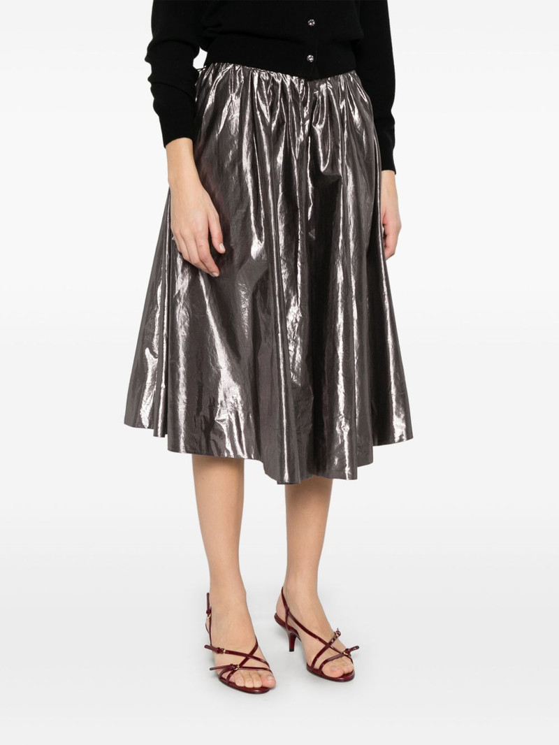 metallic midi skirt 3