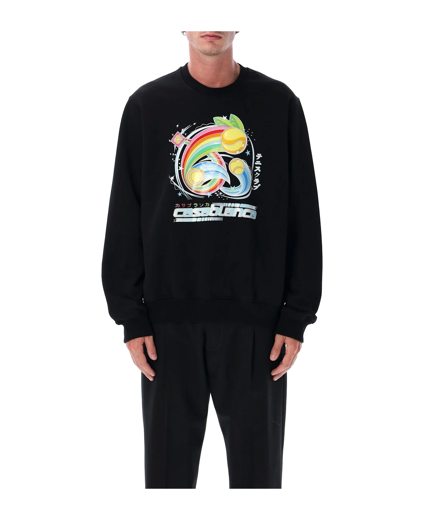 Casablanca Manga Tennis Ball Sweatshirt - 1