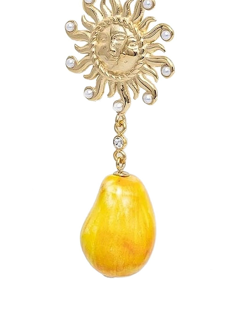 GUESS USA sun-face earrings outlook