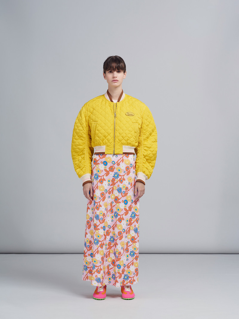 Marni LIGHTWEIGHT NYLON BOMBER JACKET outlook