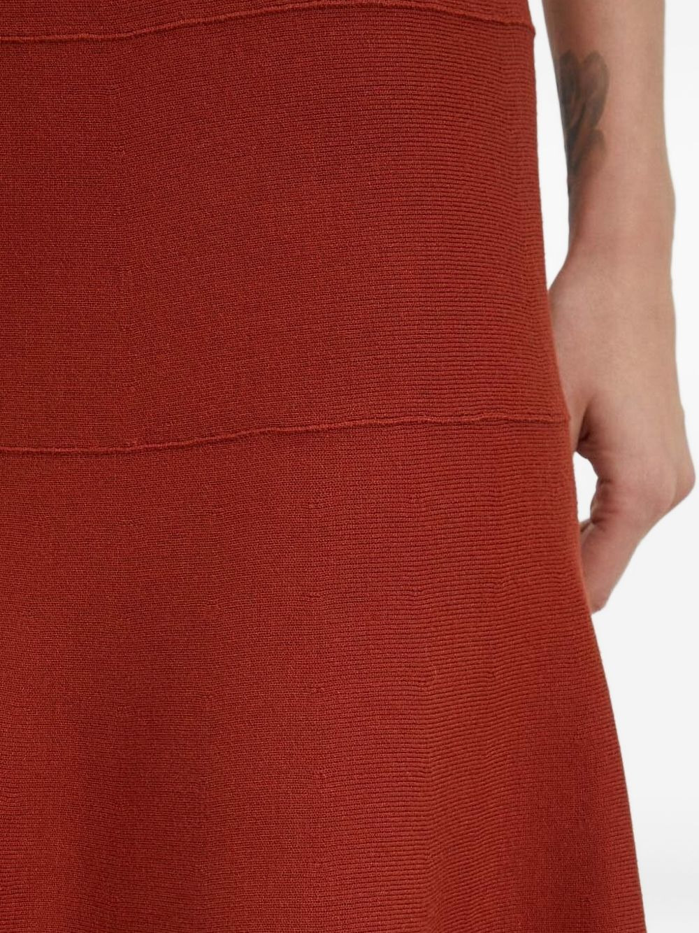 Edwige ribbed flared skirt - 3