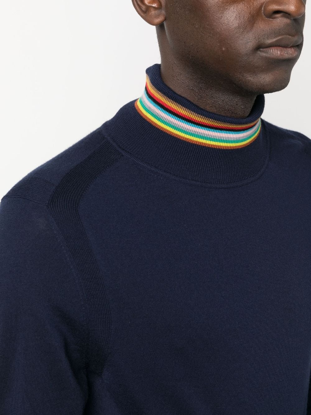 high-neck merino-wool jumper - 6