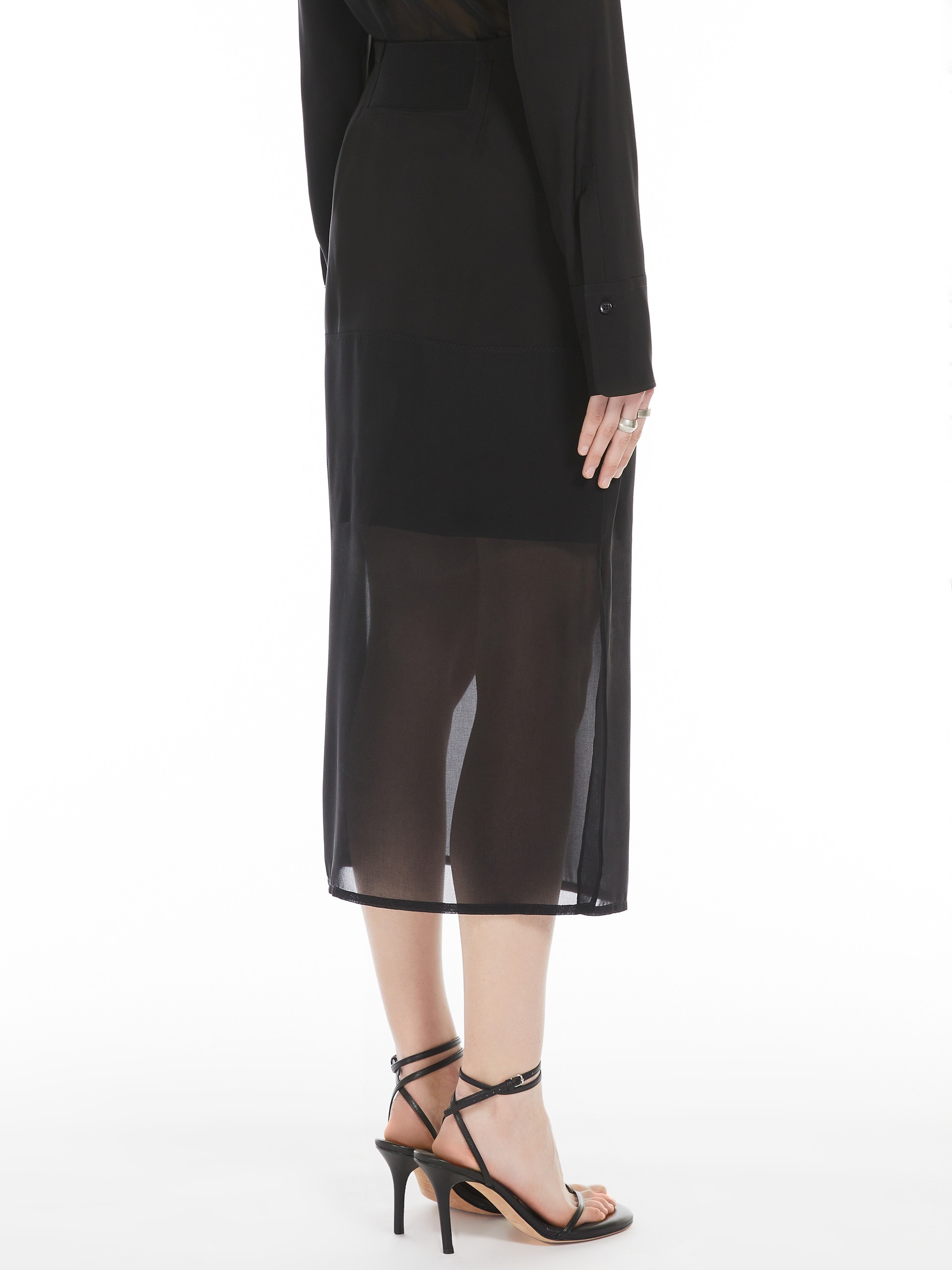 AMICO Straight-fit flounced skirt - 4