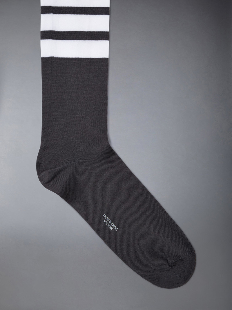 Thom Browne LIGHTWEIGHT COTTON 4-BAR OVER THE CALF SOCKS outlook