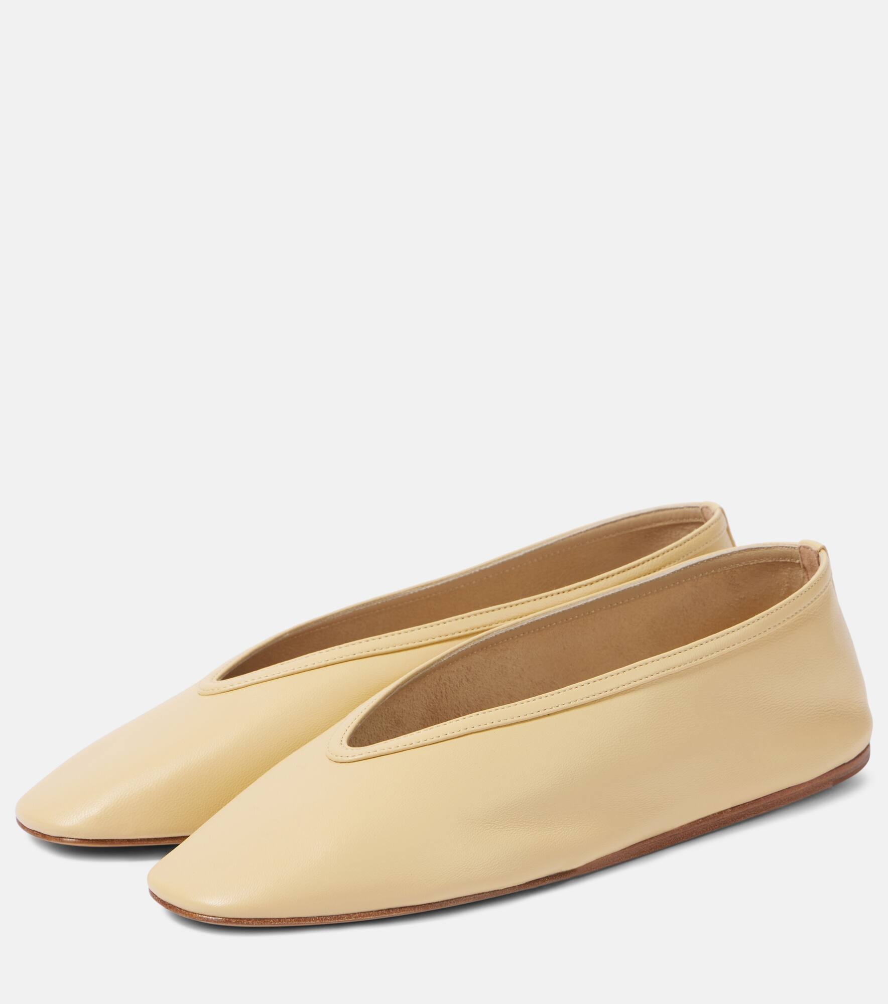 Luna leather ballet flats - 4