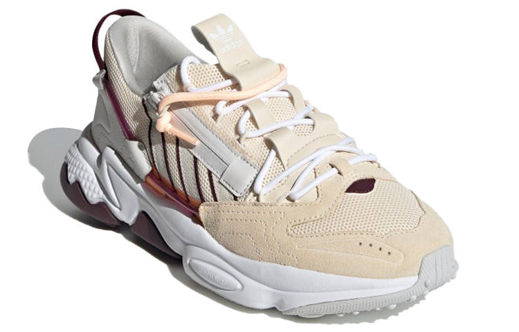 (WMNS) adidas Ozweego Zip 'Ecru Tint Maroon' GZ2642 - 3
