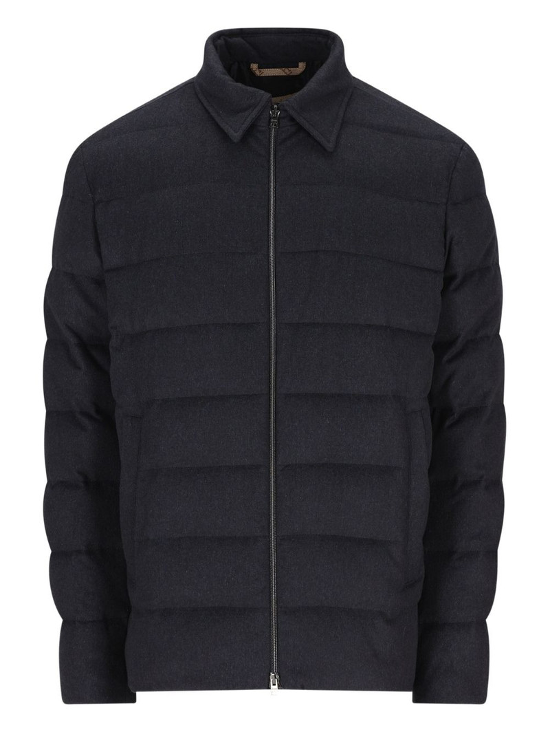 polo-collar padded jacket 1