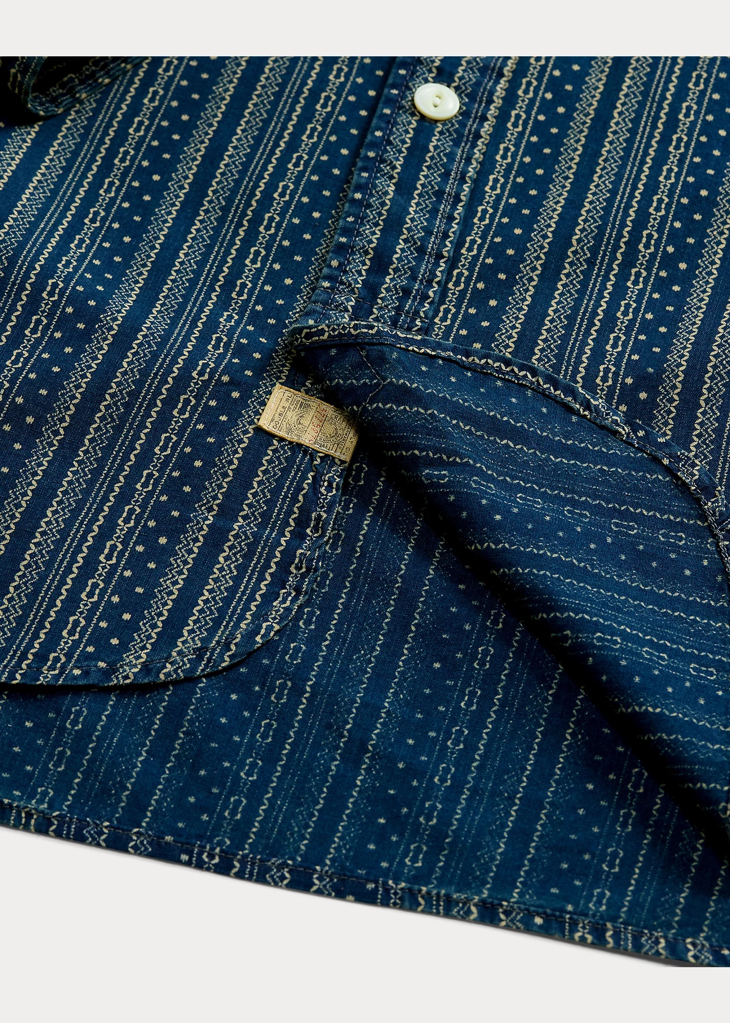 Indigo Print Workshirt - 4
