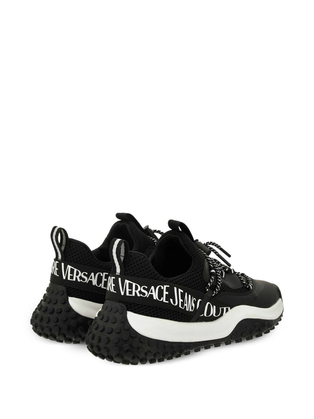 logo-detail mesh trainers - 3