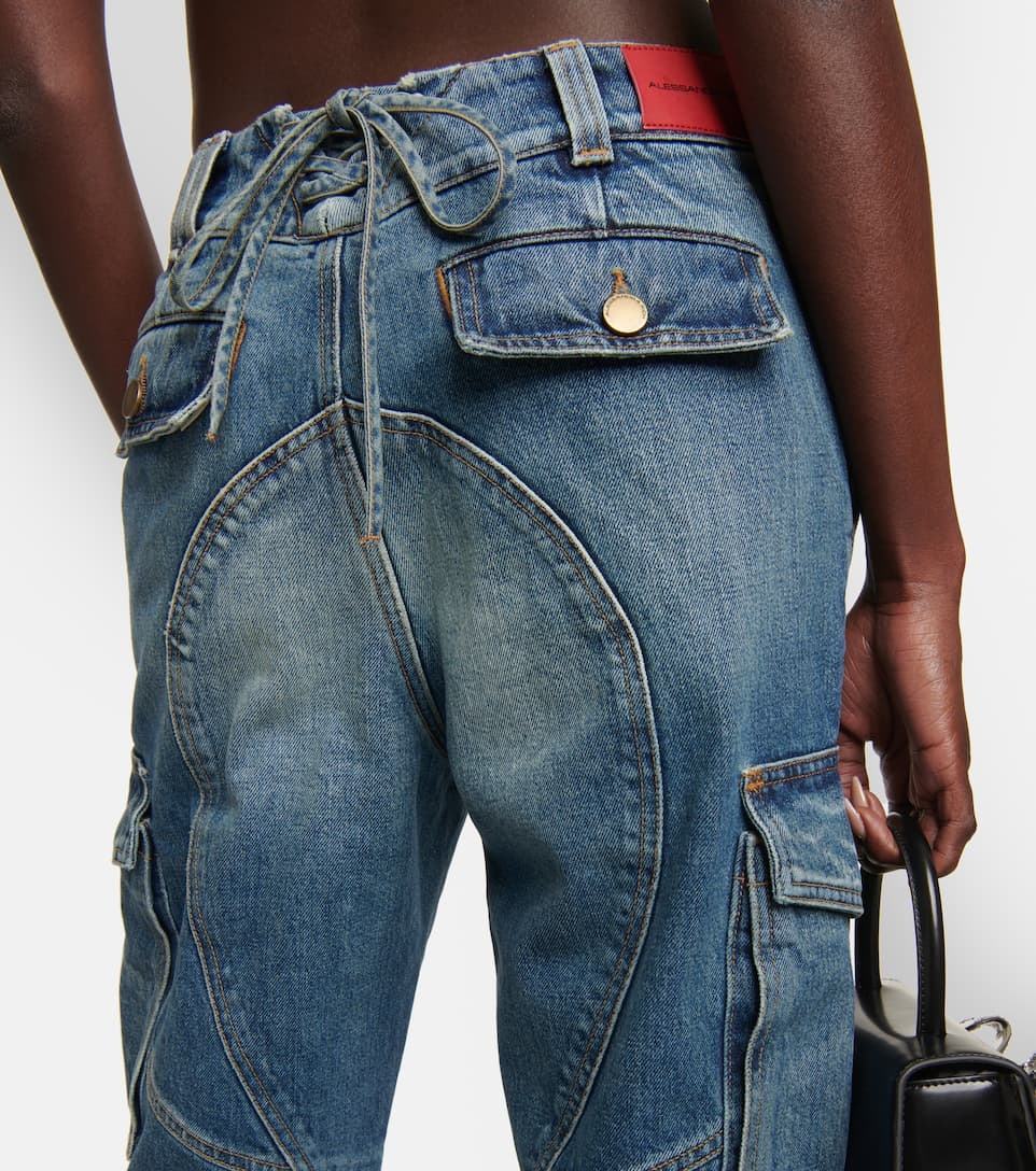 Sequin-embellished flared jeans - 6