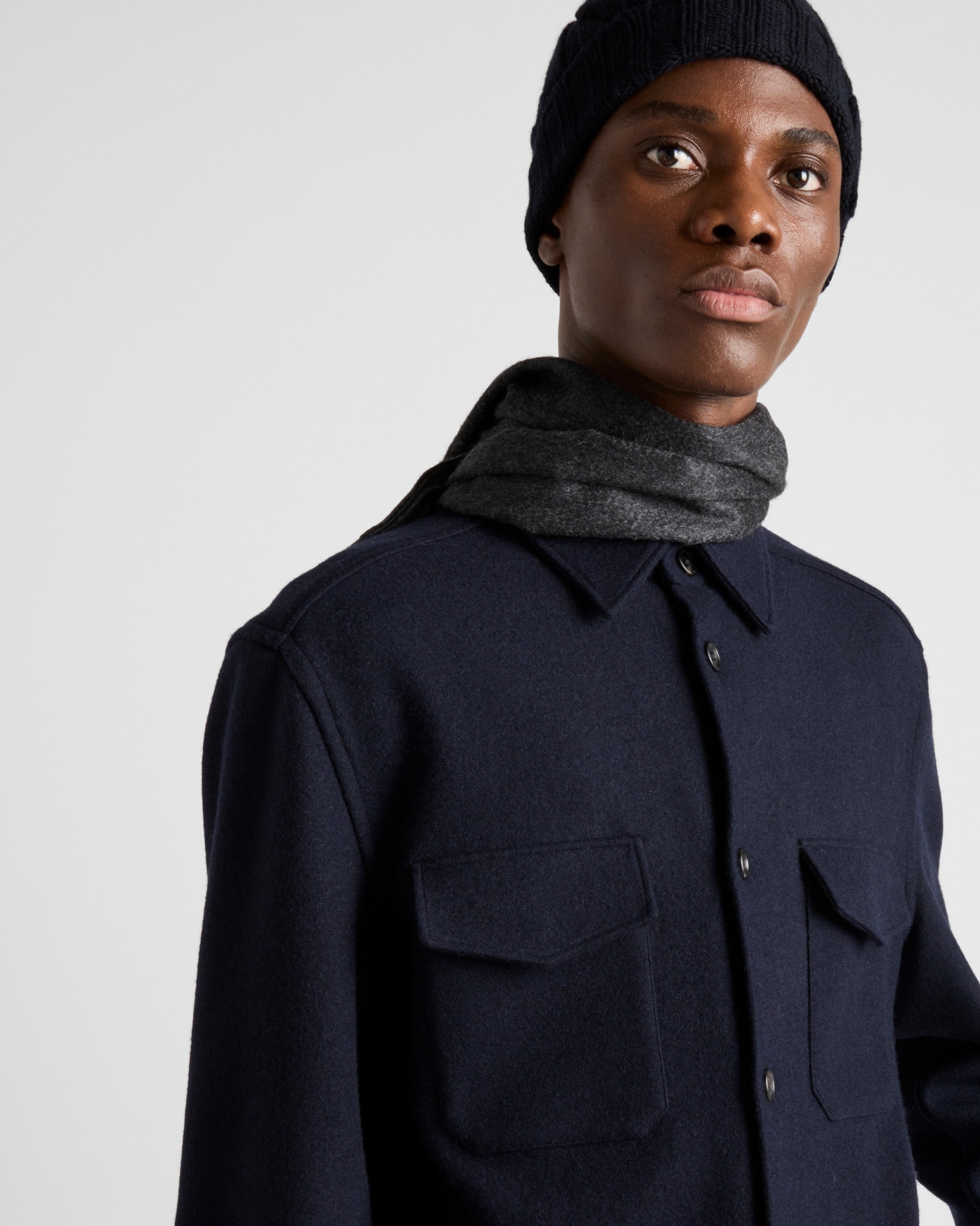 Wool and cashmere shirt - 6