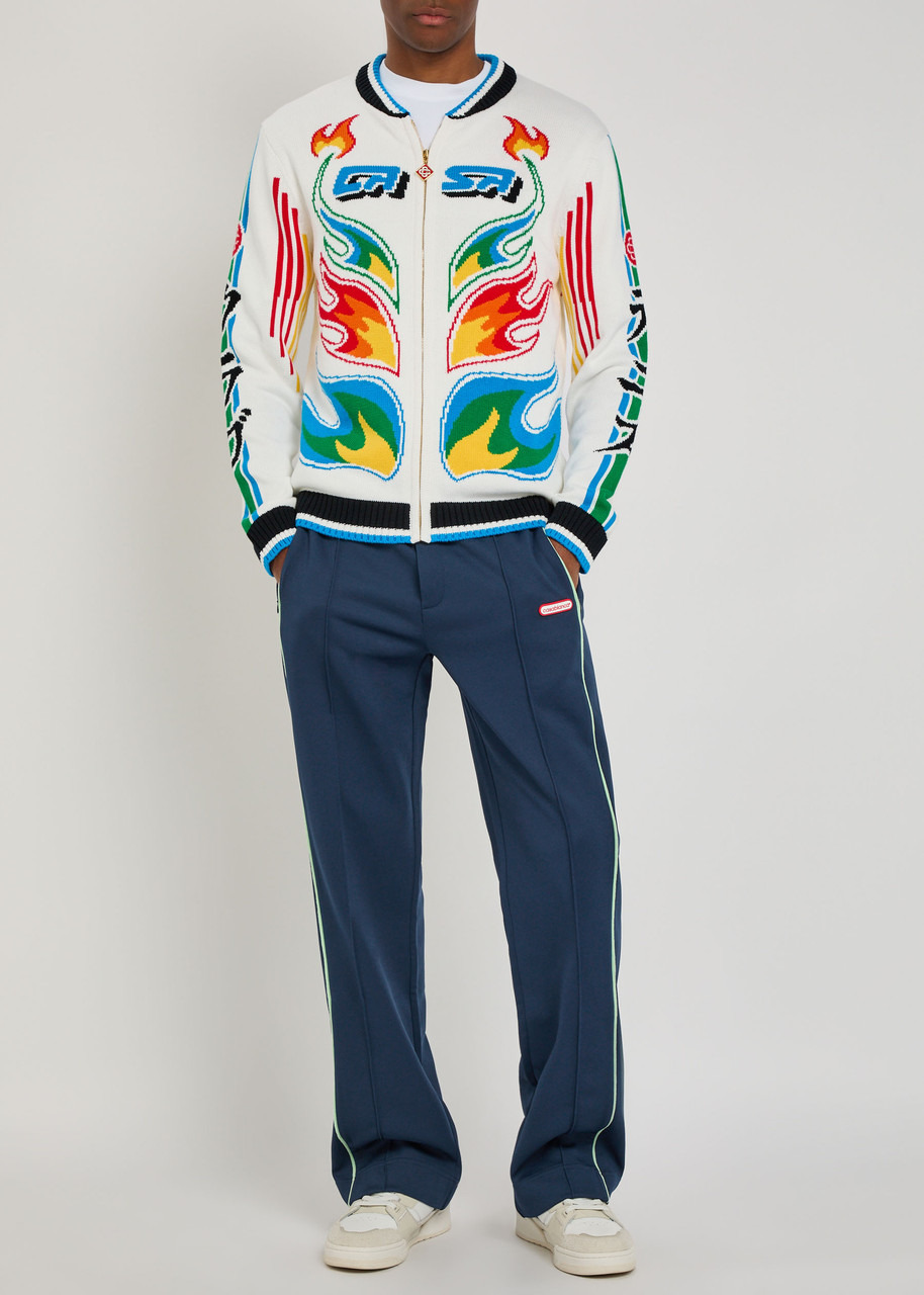 Casablanca Tricot Pintucked Jersey Track Pants - 4